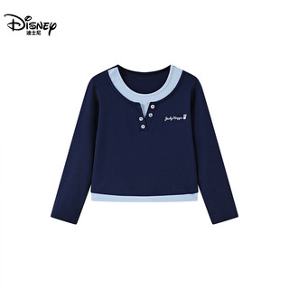  Disney/迪士尼 拼色时尚 女童长袖T恤