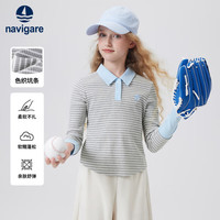  navigare/纳维凯尔 亲肤透气 女童长袖T恤