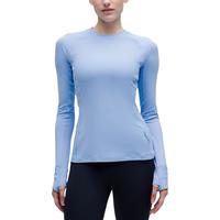 lululemon 露露乐檬 女装 柔软透气圆领长袖T恤 LW3IM1S 西纳特拉蓝 M
