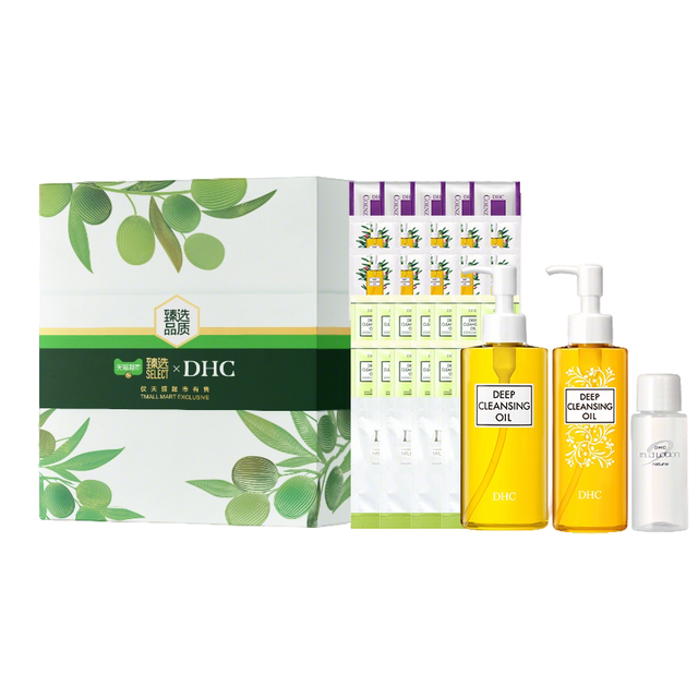 88VIP：DHC 护肤套装（卸妆油320ml洁面30g水32ml面霜15g+小样赠品）