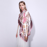 达芬奇密码 女士大方丝巾 围巾 90*90cm（拍2件）