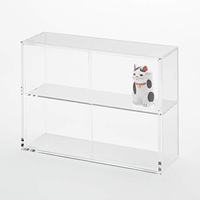 無印良品 MUJI 无印良品 亚克力收藏架 带滑门 25.2Wx8.4Dx18.4
