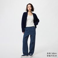 优衣库 女装法兰绒舒适长裤 UQ481486