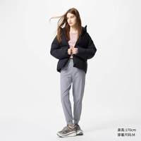 优衣库 女装 AIRism 高弹力运动束脚裤 UQ474479