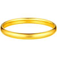  LUKFOOK JEWELLERY/六福珠宝 光面素圈 黄金手镯