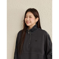 纤莉秀 加绒保暖 女士卫衣套装 深灰色【卫衣QK4753】 3XL