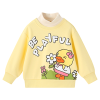 B.Duck/小黄鸭 加绒 女童卫衣