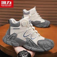 回力 男鞋 冬季新款高帮防滑耐磨工装鞋