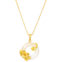  央创时尚 玉吊坠项链