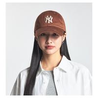 MLB 男女帽子软顶棒球帽 经典刺绣大标弯檐帽