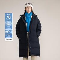 new balance NB24年女款保暖百搭长款运动连帽羽绒服AWJ43358