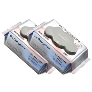 babycare 80抽*2包湿厕纸 婴童纯水 湿巾