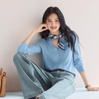 伊芙丽 蒋欣代言开衫打底衫春