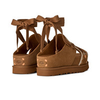 UGG 时尚刺绣 女士凉鞋