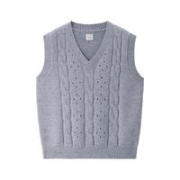  GIORDANO/佐丹奴 绞花镂空 女士针织马甲