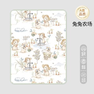 移动端：欧孕 婴儿隔尿垫宝宝大尺寸防水隔尿床单夏季透气纯棉可水洗姨妈垫 森林夜曲 200cmX180cm