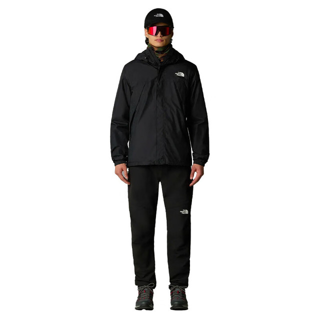 北面 TNF北面美版男女款ANTORA防风透气连帽冲锋衣夹克 NF0A7QEY男款-4H0-宇宙黑 L