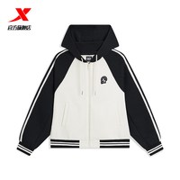 特步 针织连帽外套 女运动上衣976328940213