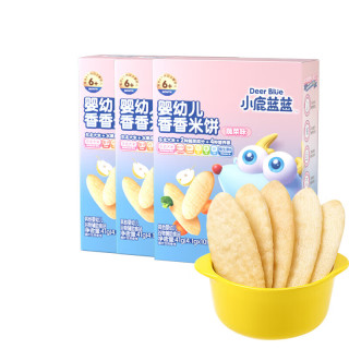 小鹿蓝蓝 婴儿米饼 三口味各一