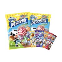 阿尔卑斯 棒棒糖连串街舞双享棒水果糖袋装2袋40支