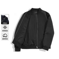 太平鸟 男装2024秋季男士修身外套茄克飞行员夹克棒球服男式夹克