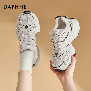 达芙妮 复古厚底老爹鞋 春秋款 千禧风休闲运动鞋（多色任选）