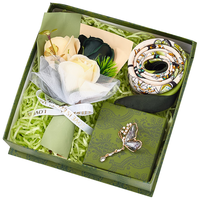  甜蜜点 永生花丝巾 女士胸针