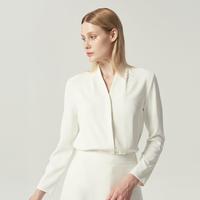 限尺码：TieForHer TIE FOR HER 女士长袖衬衫 伦敦雾纱