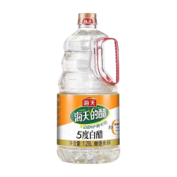 海天 醋白醋1.9L酿造食醋炒菜凉拌调料家用商用食用腌制泡菜腌菜