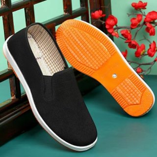 创实惠 老北京布鞋男款耐磨防滑新老人鞋轻便单鞋休闲中老年男士爸爸鞋