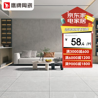鹰牌 瓷砖亮光通体地砖 800x800mm 灰色