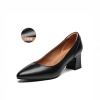 红蜻蜓 女士真皮单鞋 WFB11031