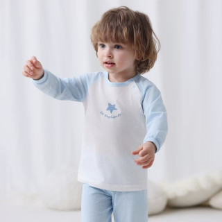 丽婴房 春季新款男女童纯棉印花家居服 柔软亲肤内衣套装