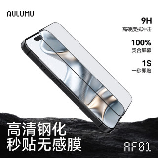 奥鲁姆 AF01适用iPhone17ProMax钢化膜苹果手机膜