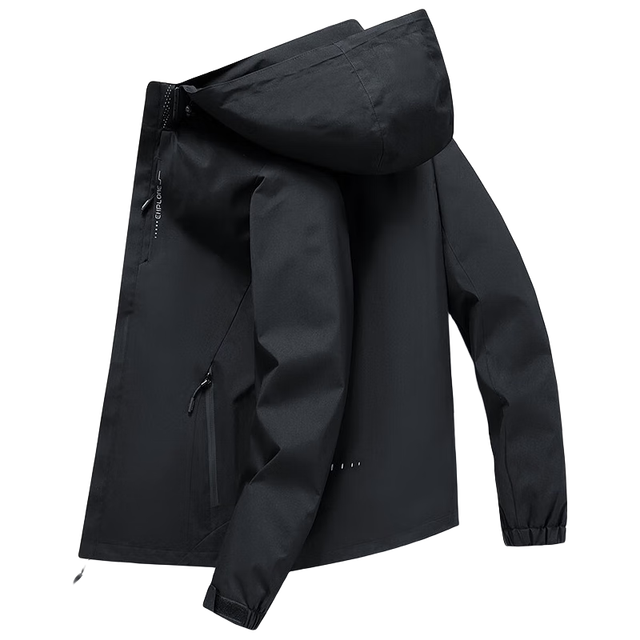 有券的上：金盾 男士可拆帽冲锋衣 防风夹克外套