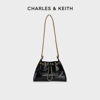 CHARLES & KEITH 女包 菱格链条水桶包 CK2-10671894