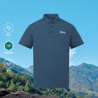 探路者 2024年春夏新款男款T恤短袖户外运动POLO衫