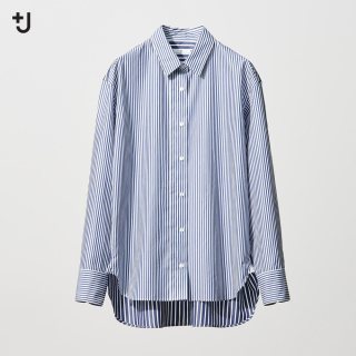 女装宽松条纹衬衫/长袖衬衣487756