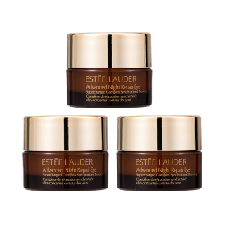 雅诗兰黛 小棕瓶眼霜5ml小样 ANR抗蓝光特润修护淡化细纹三瓶装