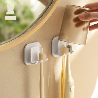 米芒 浴室免打孔牙刷置物架 6只装