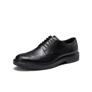 ecco 男士雕花皮鞋 525614