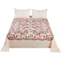 PHOENIX 5Q4808百子图 全棉丝光床单 245*245cm 米黄