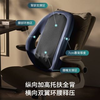 百亿补贴：飞利浦 腰部按摩器 腰背按摩仪多功能腰椎揉捏热敷腰肌劳损靠垫