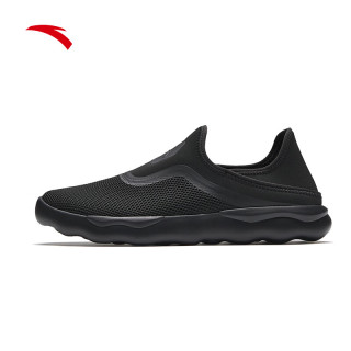 安踏 简行一脚蹬丨网面透气健步鞋男子新款软底舒适通勤训练鞋运动