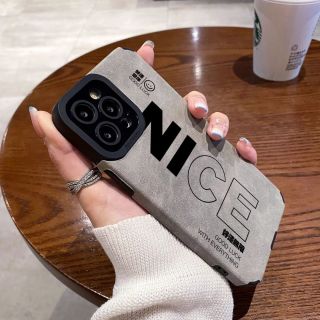 翻皮绒苹果手机壳