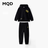  MQD/马骑顿 休闲 儿童卫衣套装 黑色 140