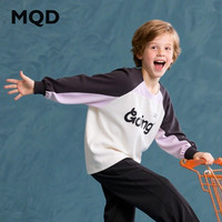 马骑顿 撞色插肩袖 儿童T恤