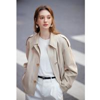  CHIU·SHUI/秋水伊人 复古休闲 女士风衣