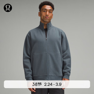 lululemon 丨Steady State 男士拉链卫衣 LM3FASS 油蓝色 XS
