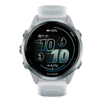 GARMIN/佳明 多功能 运动智能手表 Forerunner570 晨霜白-42mm
